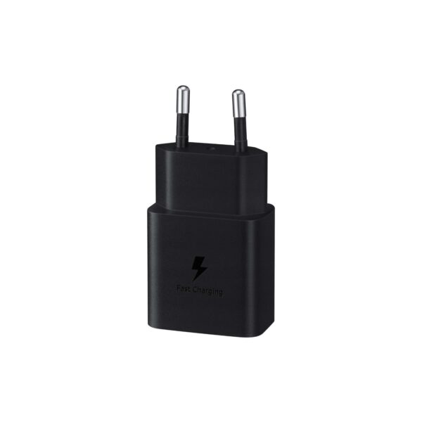 15W Samsung Universal 1 Meter 1 Port PD Fast Charge Wall Charger Cable Combo Type C to Type C Black