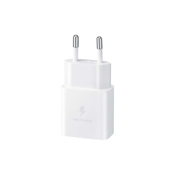 15W Samsung Universal 1 Meter 1 Port PD Fast Charge Wall Charger Cable Combo Type C to Type C White