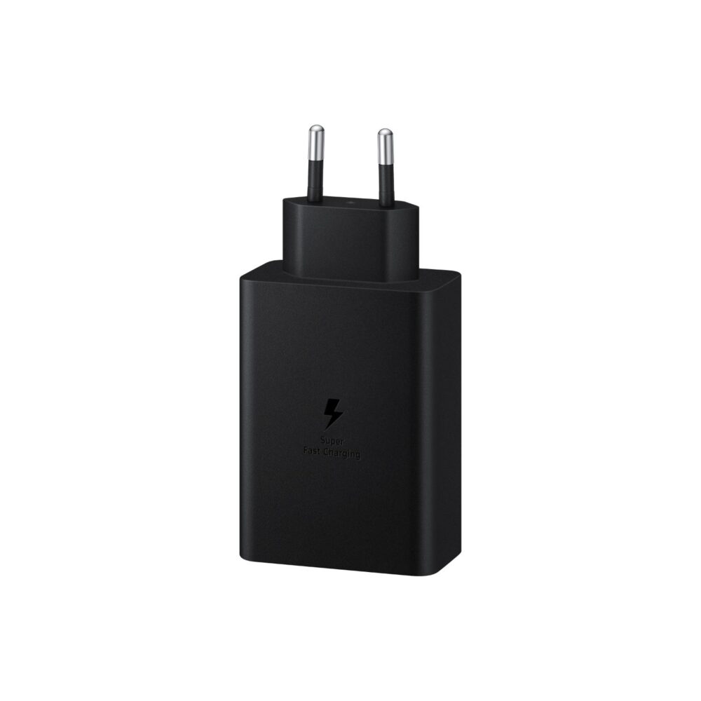 Samsung Black Universal 65W 25W 15W 3 Port PD Fast Charge Wall Charger Adapter
