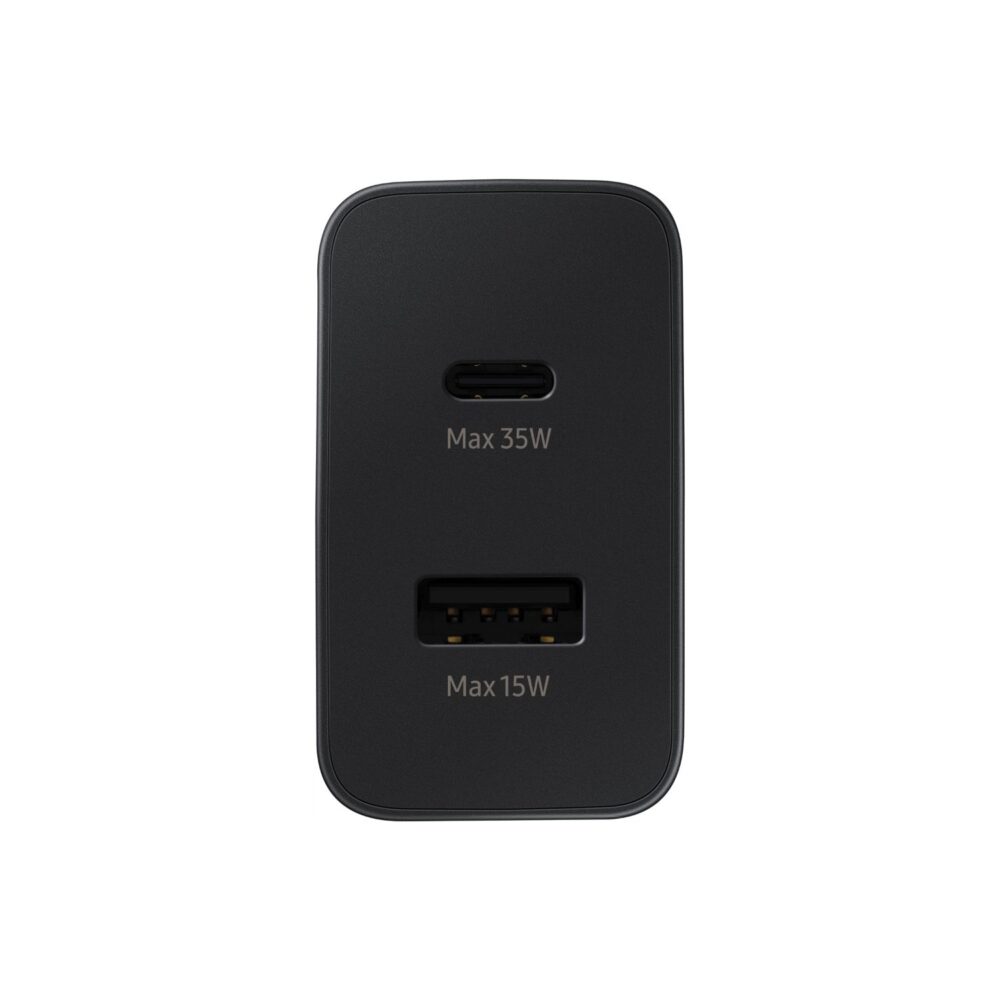 Samsung Universal 35W 2 Port PD Fast Charge Wall Charger Adapter Black