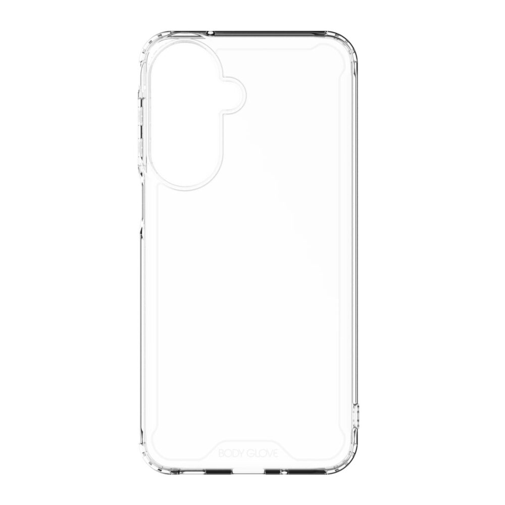 Rear view of the empty clear Body Glove Lite case for the Samsung Galaxy A27