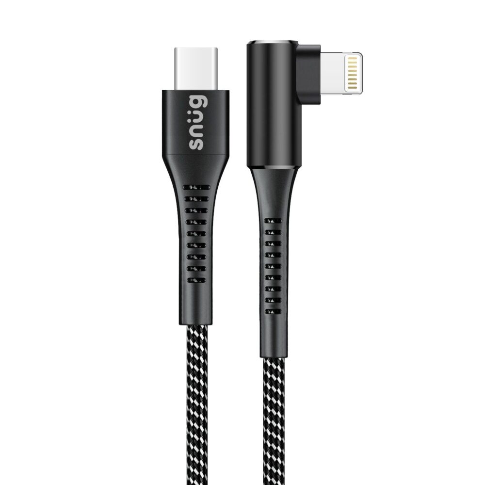 Snug O Copper 60W Apple Type C to Lightning MFI Fast Charge Black 1.2 Meter Charge and Sync Cable