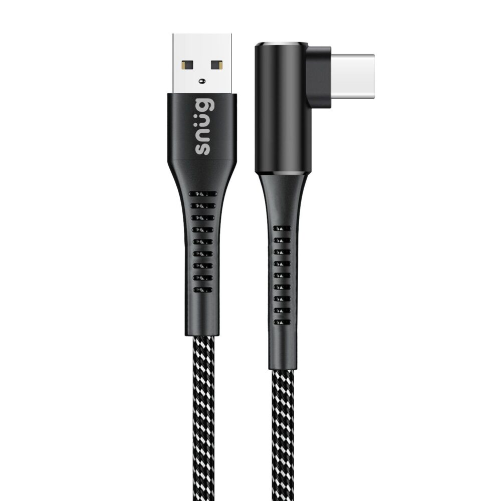 Snug 10W Normal Charge USB A to Type C Charge and Sync 1.2 Meter Black Cable