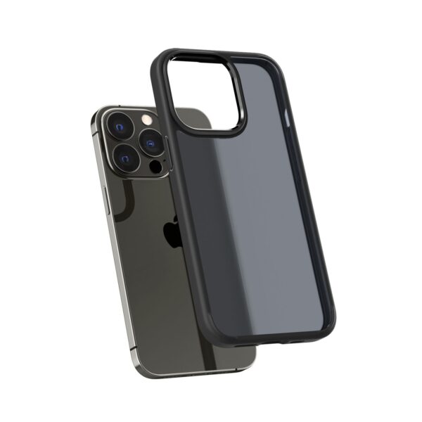Spigen Ultra Hybrid Cell Phone Cover for the Apple iPhone 13 Pro Max Black