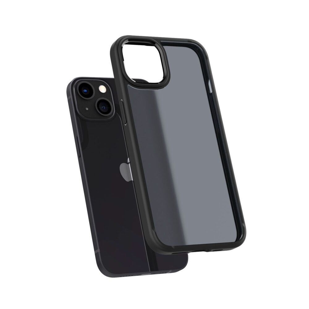 Spigen Ultra Hybrid Cell Phone Case for the Apple iPhone 13 Black