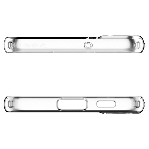Clear Spigen Crystal Flex Cell Phone Cover for the Samsung Galaxy S22+ 5G
