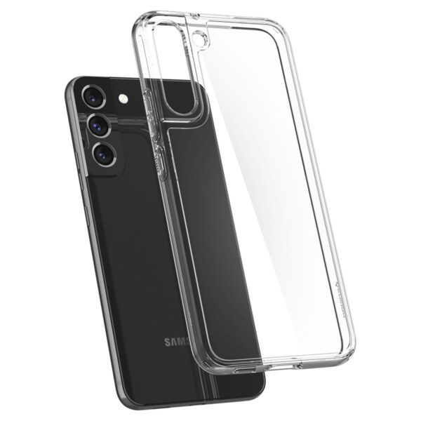 Spigen Ultra Hybrid Cell Phone Cover for the Samsung Galaxy S22+ 5G Clear