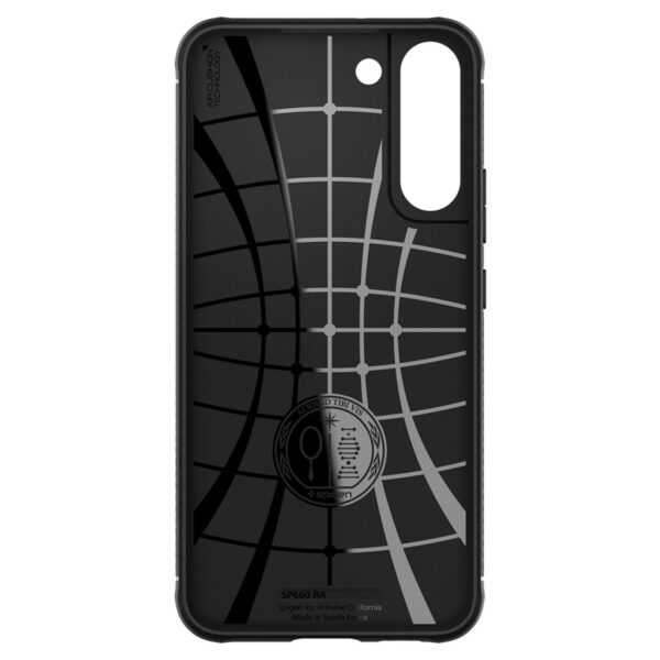 Spigen Rugged Armor Cell Phone Cover for the Samsung Galaxy S22 5G Black