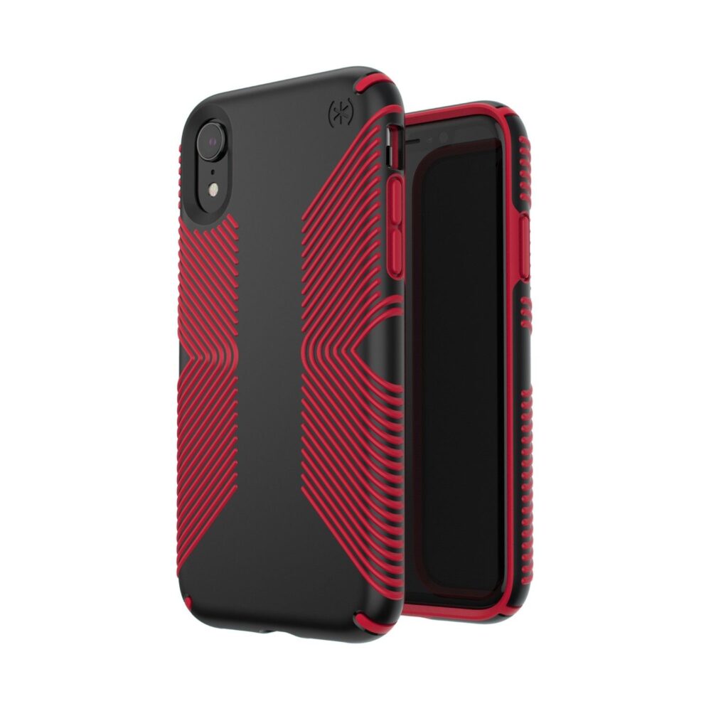Speck Presidio Grip Cell Phone Case for the Apple iPhone XR Black