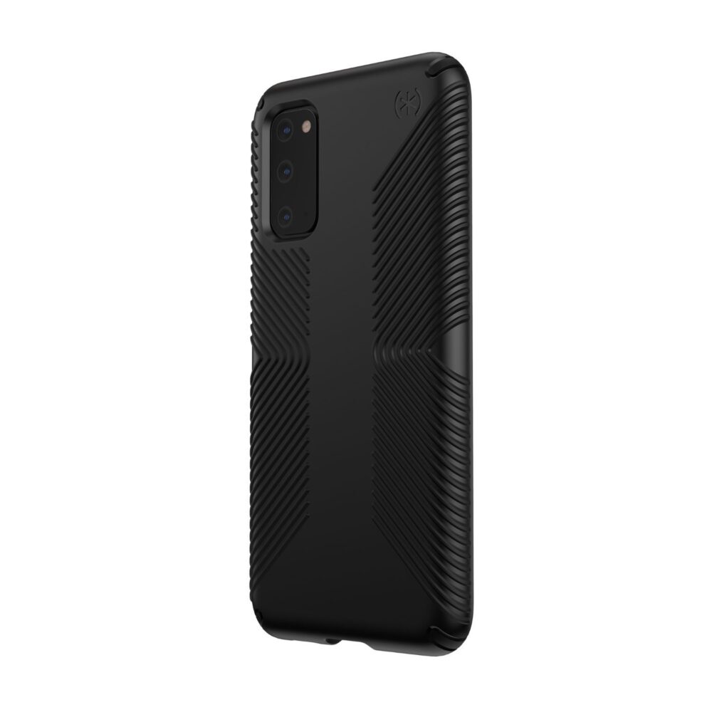 Speck Presidio Grip Cell Phone Case for the Samsung Galaxy S20 Black