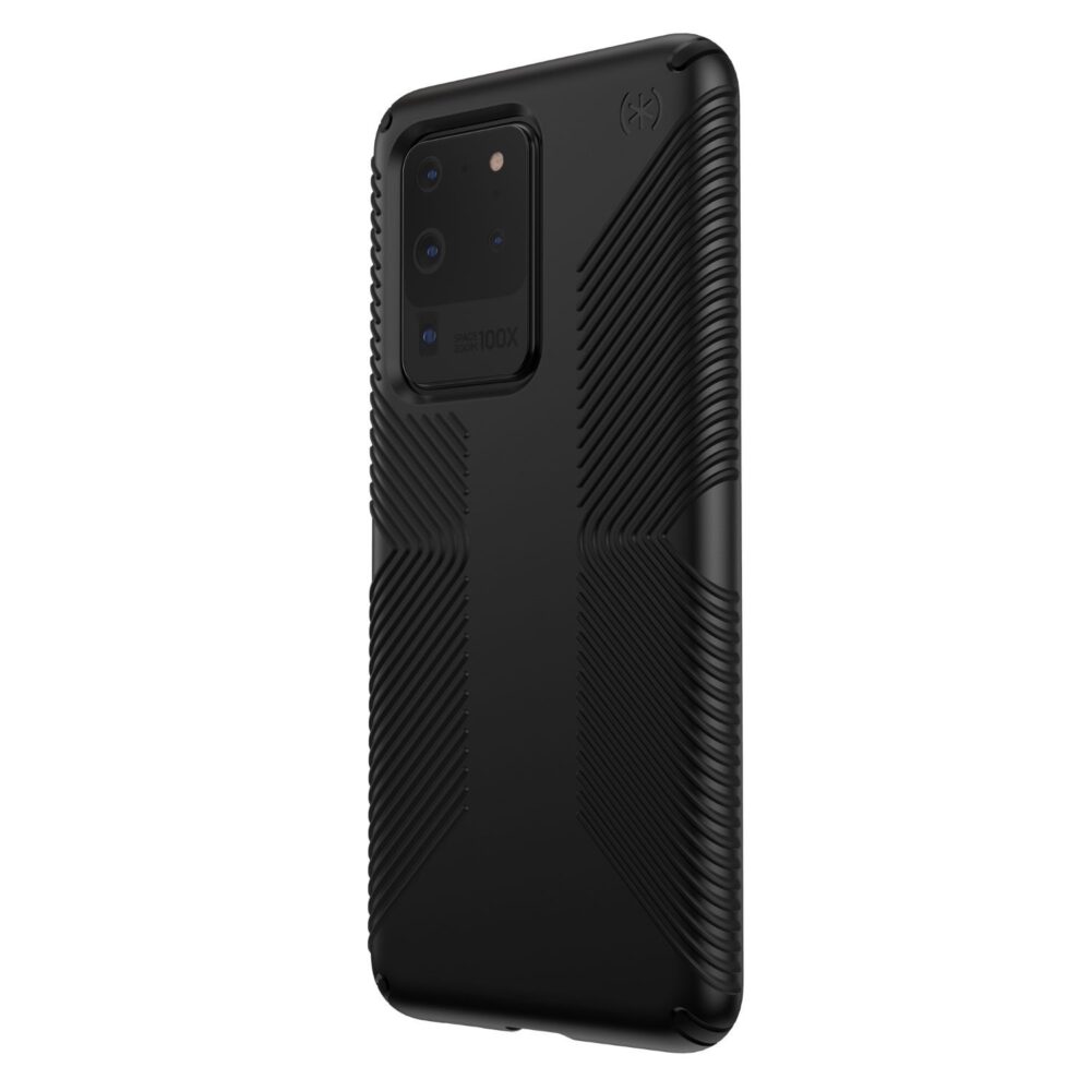 Speck Presidio Grip Cell Phone Case for the Samsung Galaxy S20 Ultra Black