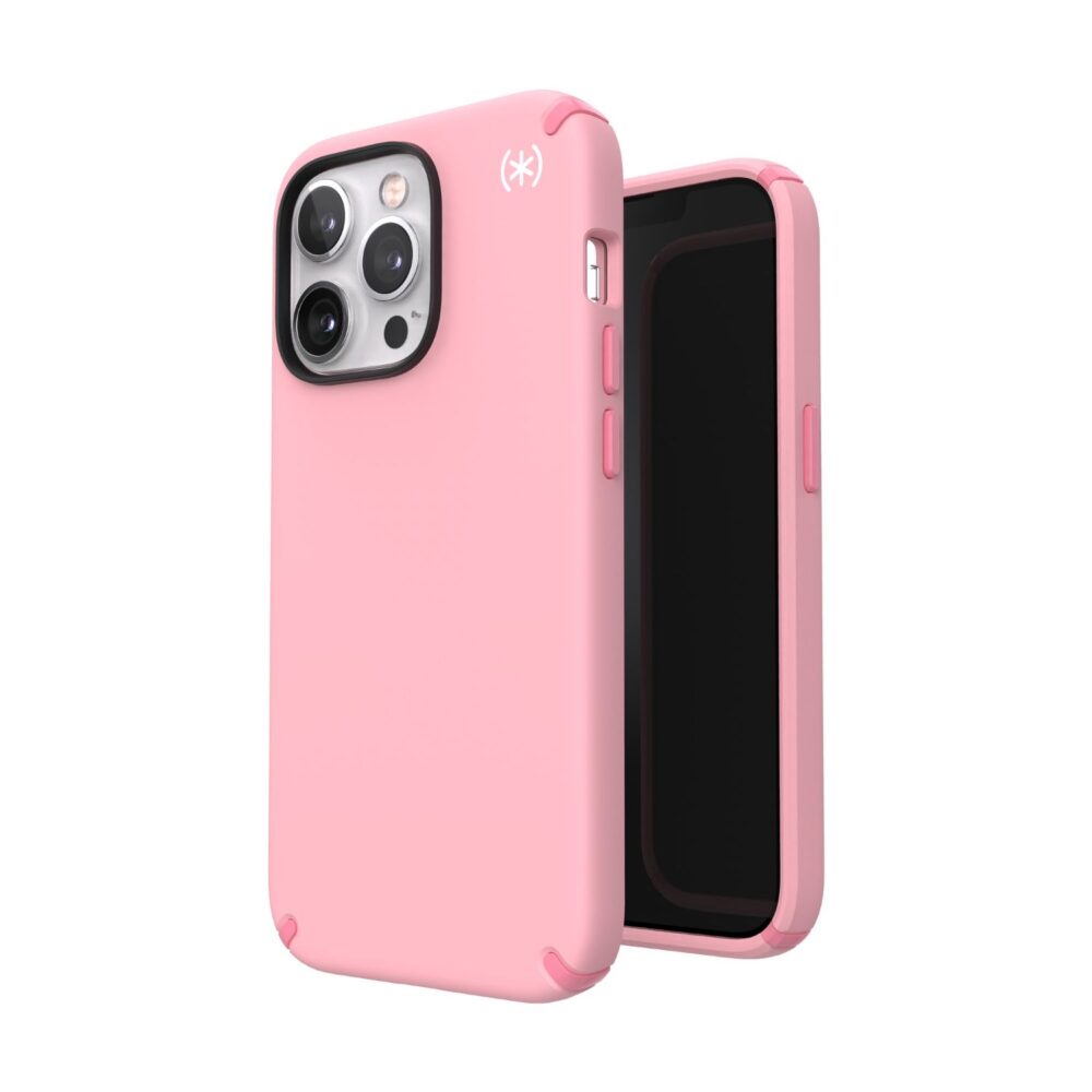 Speck Presidio2 Pro Cell Phone Case for the Apple iPhone 13 Pro Pink