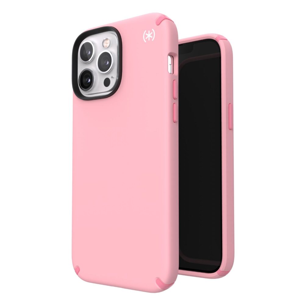 Speck Presidio2 Pro Cell Phone Case for the Apple iPhone 13 Pro Max Pink