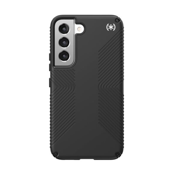 Black Speck Presidio2 Grip Cell Phone Case for the Samsung Galaxy S22 5G