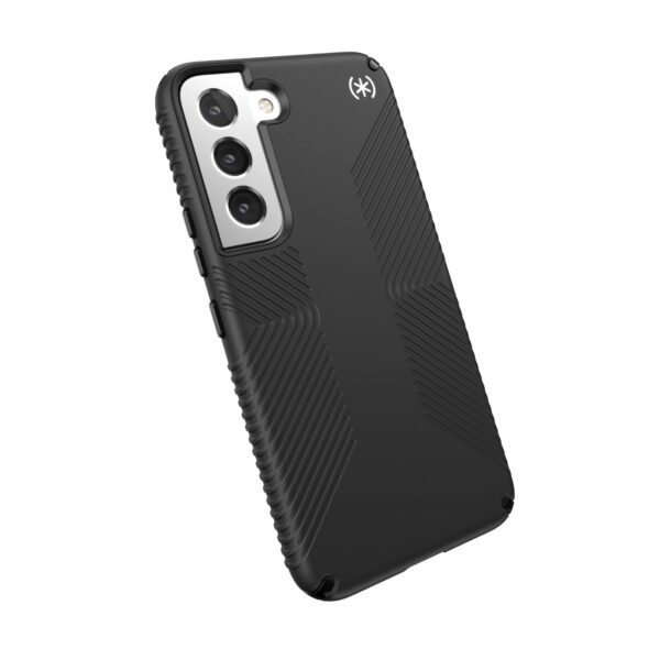 Speck Presidio2 Grip Cell Phone Cover for the Samsung Galaxy S22 5G Black