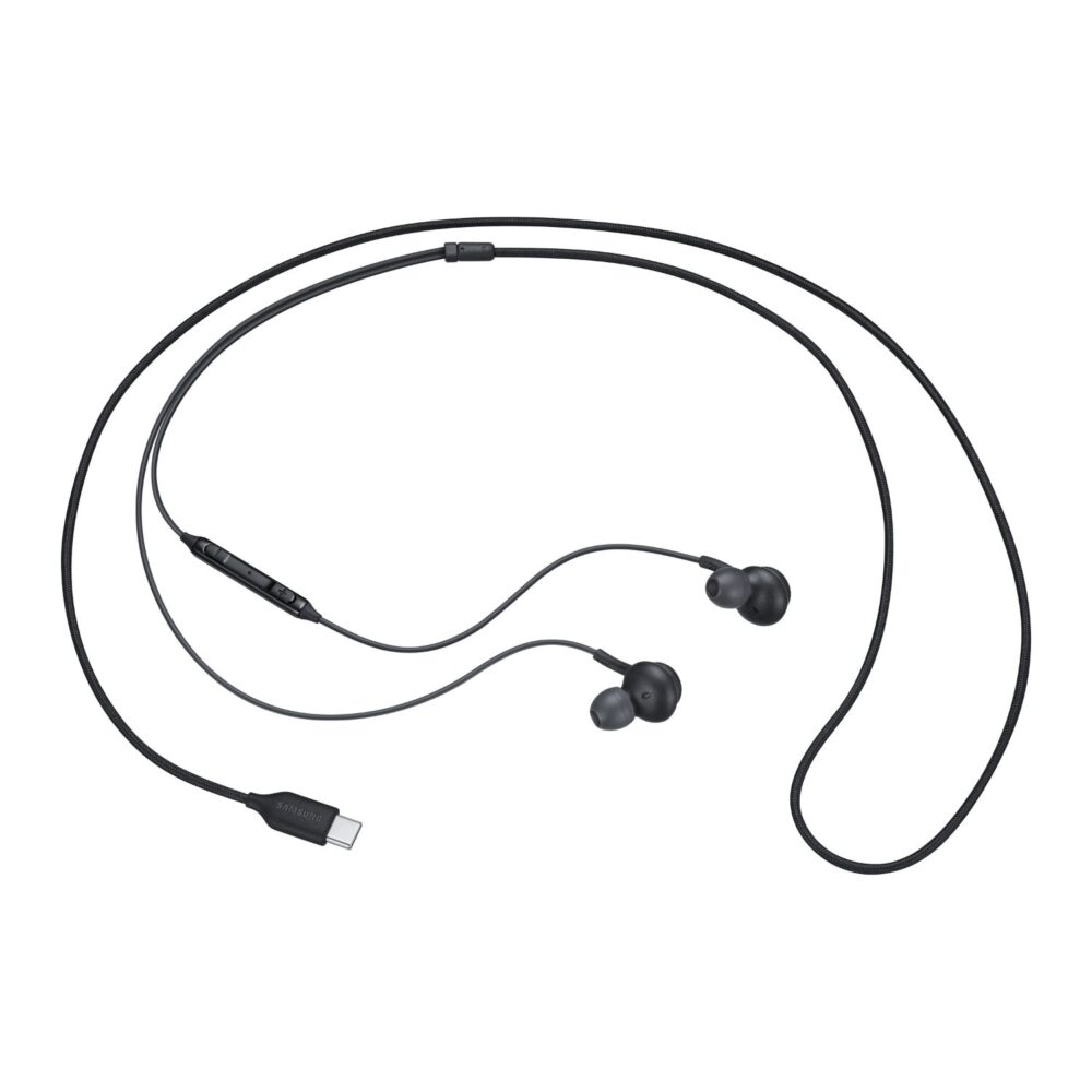 The Samsung Type C earphones are designed for mobile devices equipped with USB Type C connectors and feature a built-in dac, which enhances the quality of your listening experience.
