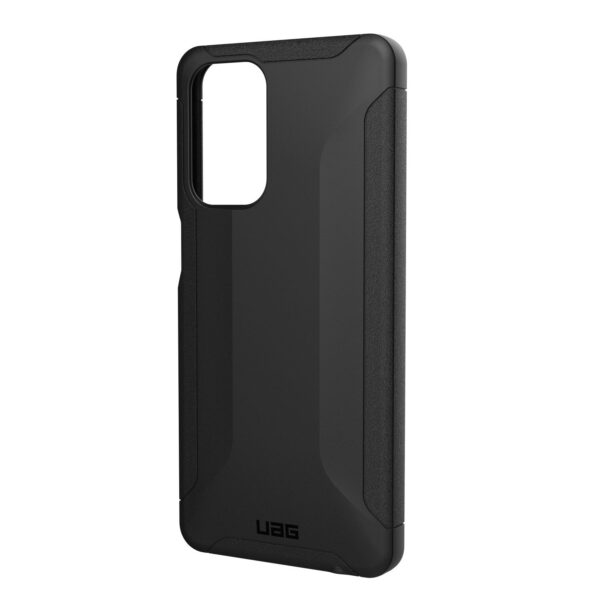 Black UAG Scout Cell Phone Case for the Samsung Galaxy A23 4G