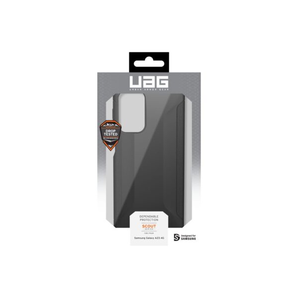Case Black UAG Scout Cell Phone for the Samsung Galaxy A23 4G