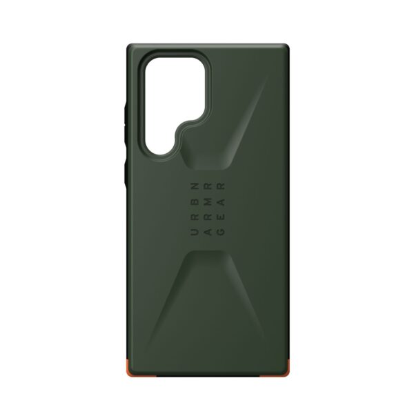 Olive UAG Civilian Cell Phone Case for the Samsung Galaxy S22 Ultra