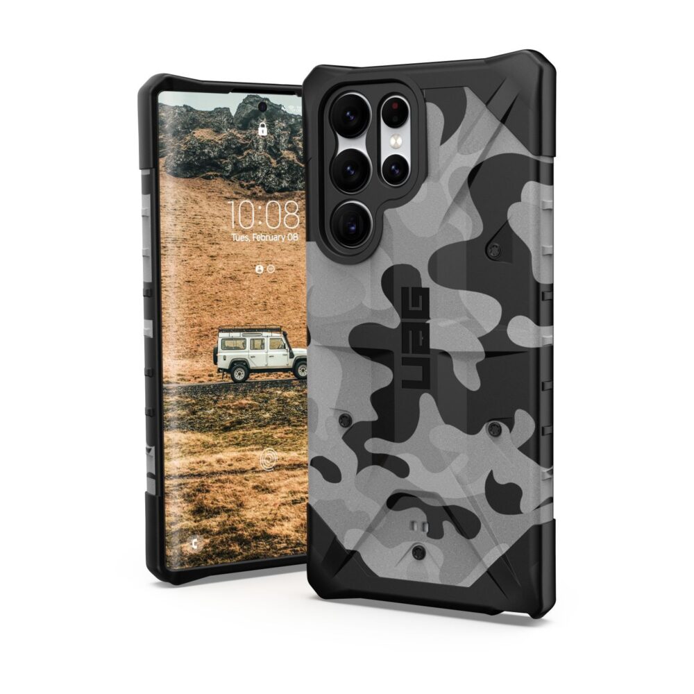 UAG Pathfinder SE Cell Phone Case for the Samsung Galaxy S22 Ultra 5G Camo