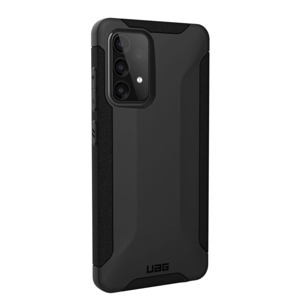 Black UAG Scout Cell Phone Case for the Samsung Galaxy A52s / Galaxy A52 5G / Galaxy A52