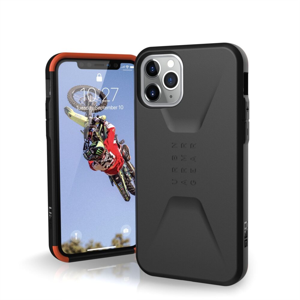 UAG Civilian Cell Phone Case for the Apple iPhone 11 Pro Black