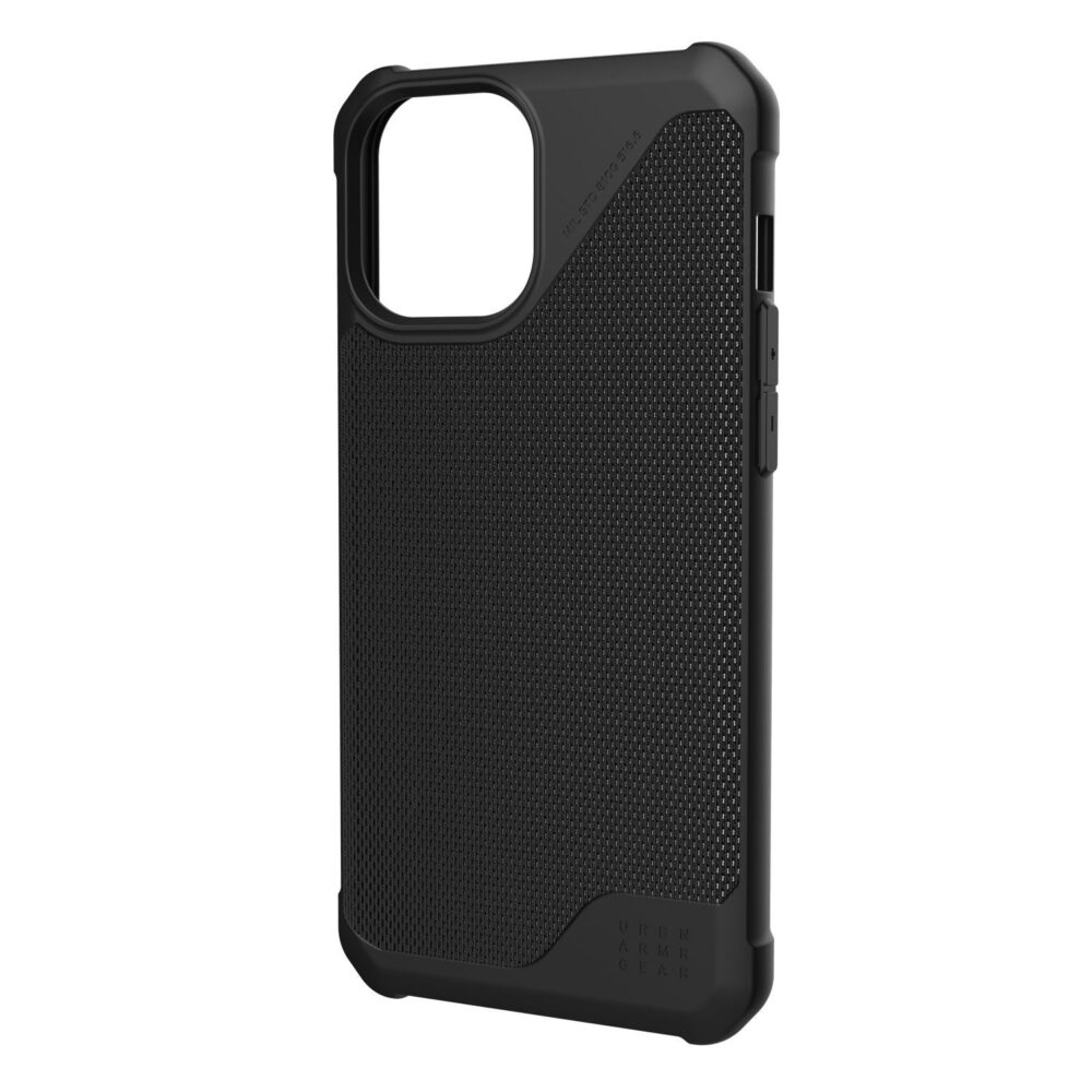 UAG Metropolis Lite Fibre Armor Flip Cell Phone Case for the Apple iPhone 12 Pro Max Black
