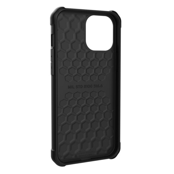 Black UAG Metropolis Lite Fibre Armor Flip Cell Phone Case for the Apple iPhone 12 Pro Max