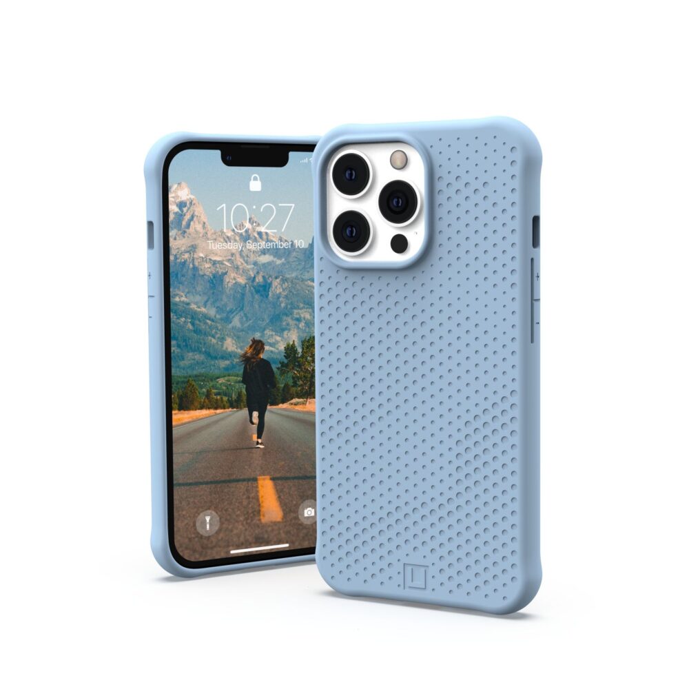 UAG U DOT Cell Phone Case for the Apple iPhone 13 Pro Cerulean