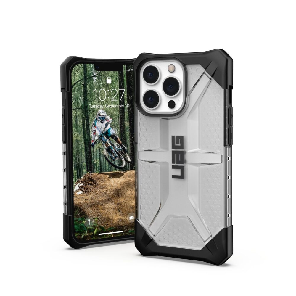 UAG Plasma Cell Phone Case for the Apple iPhone 13 Pro Ice