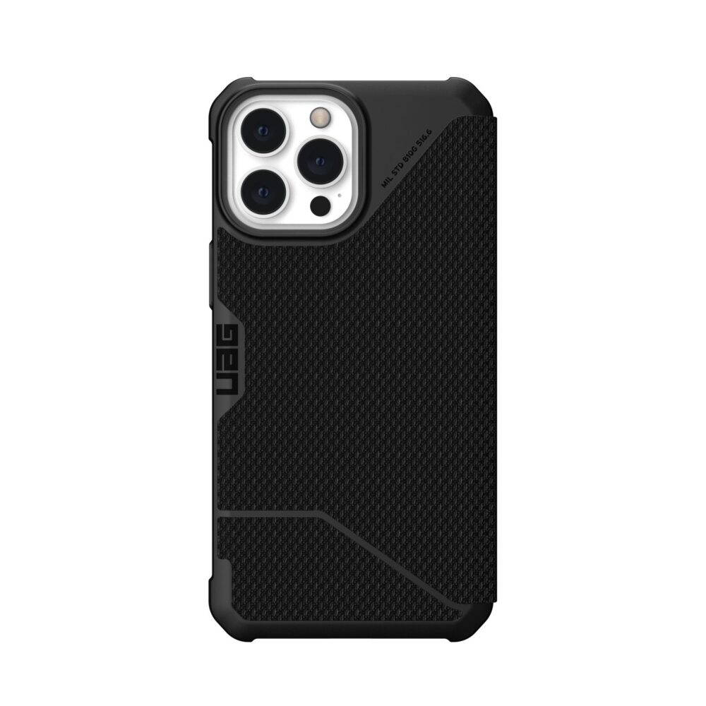 New UAG Metropolis Black Cell Phone Flip Case for the Apple iPhone 13 Pro Max