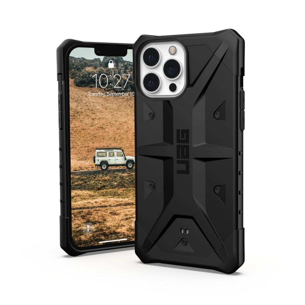 UAG Pathfinder Cell Phone Case for the Apple iPhone 13 Pro Max Black