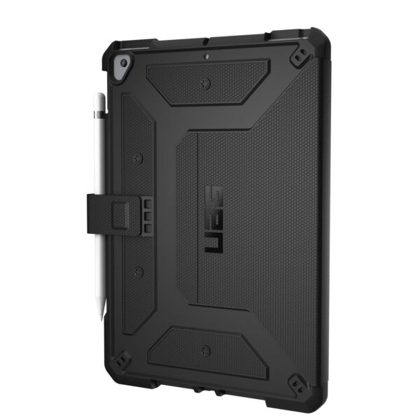 Black UAG Metropolis Tablet Case for the Apple iPad 10.2 (2021) / iPad 10.2 (2020) / iPad 10.2 (2019)