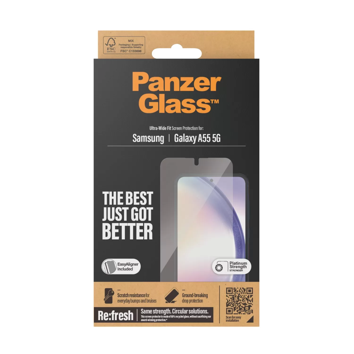 Samsung Galaxy A55 5G PanzerGlass Bundle – Cover + Screen Protector + Camera Protector - Image 5