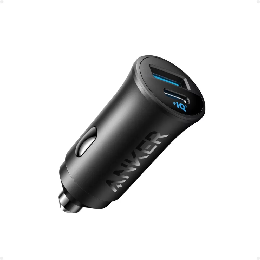Anker 30W Car Charger - 2 Port Fast Charge - Black