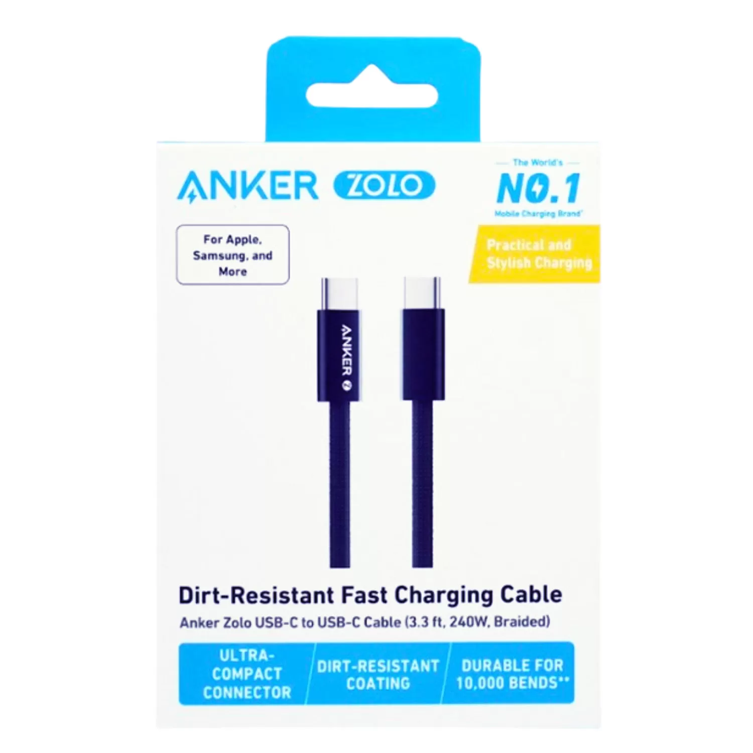 Anker 240W Type C To Type C PD Cable - 1m Black - Image 6