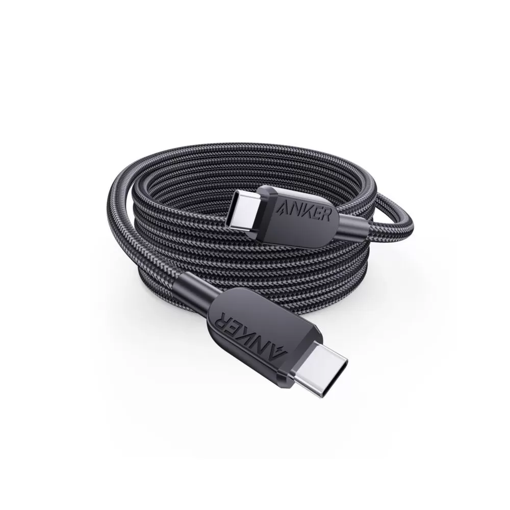 Anker 60W Type C To Type C Cable - 0.9m Black