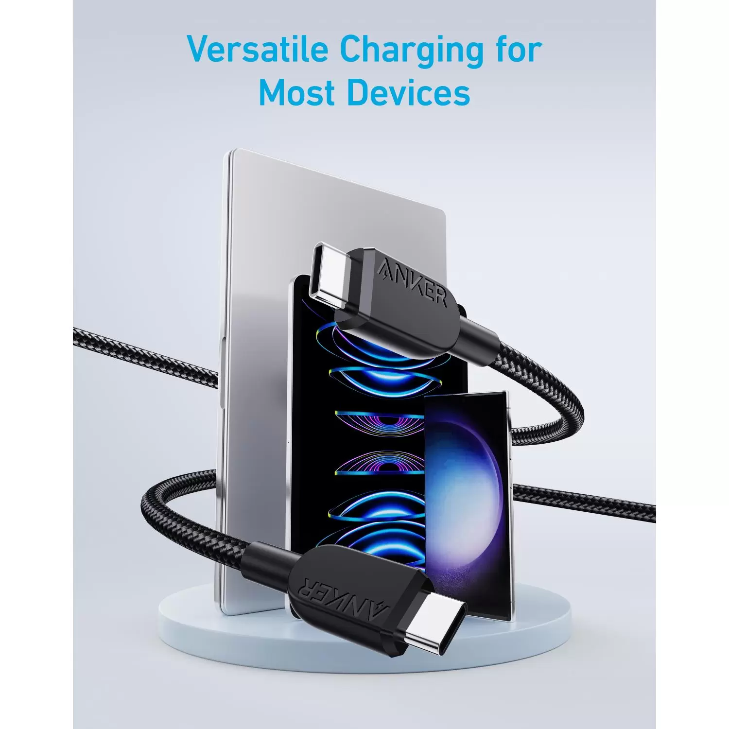 Anker 60W Type C To Type C Cable - 0.9m Black - Image 3