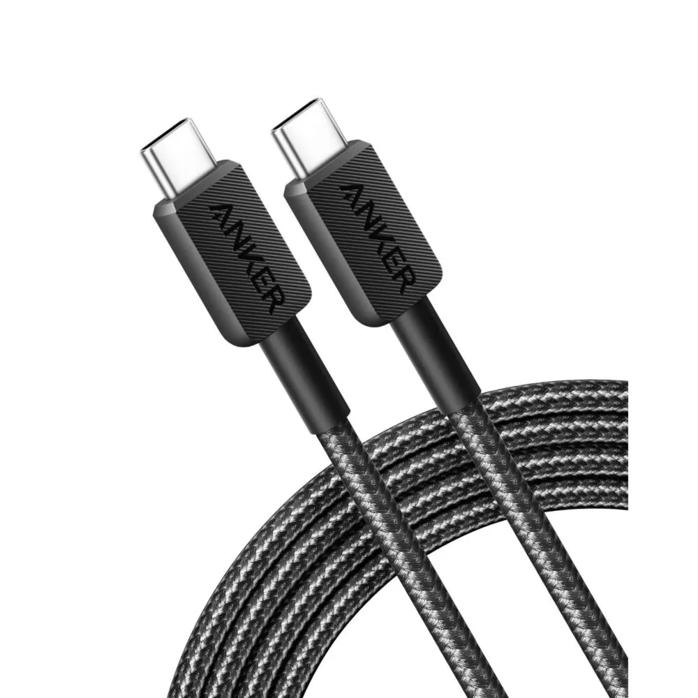 Anker 60W Type C To Type C Cable - 1.8m Black Braided