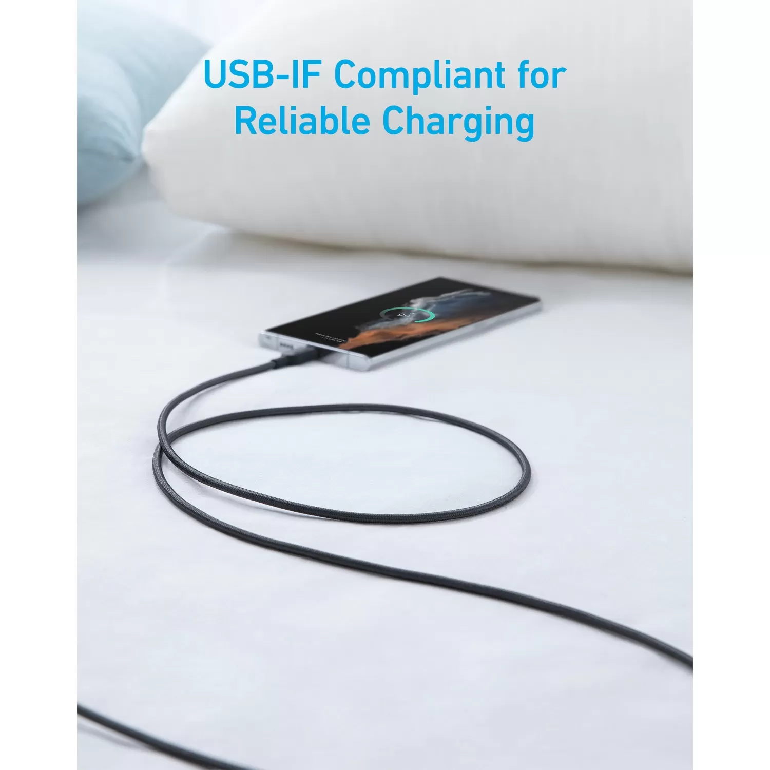 Anker 15W PowerLine USB To Type C Cable - 1.8m Black - Image 4