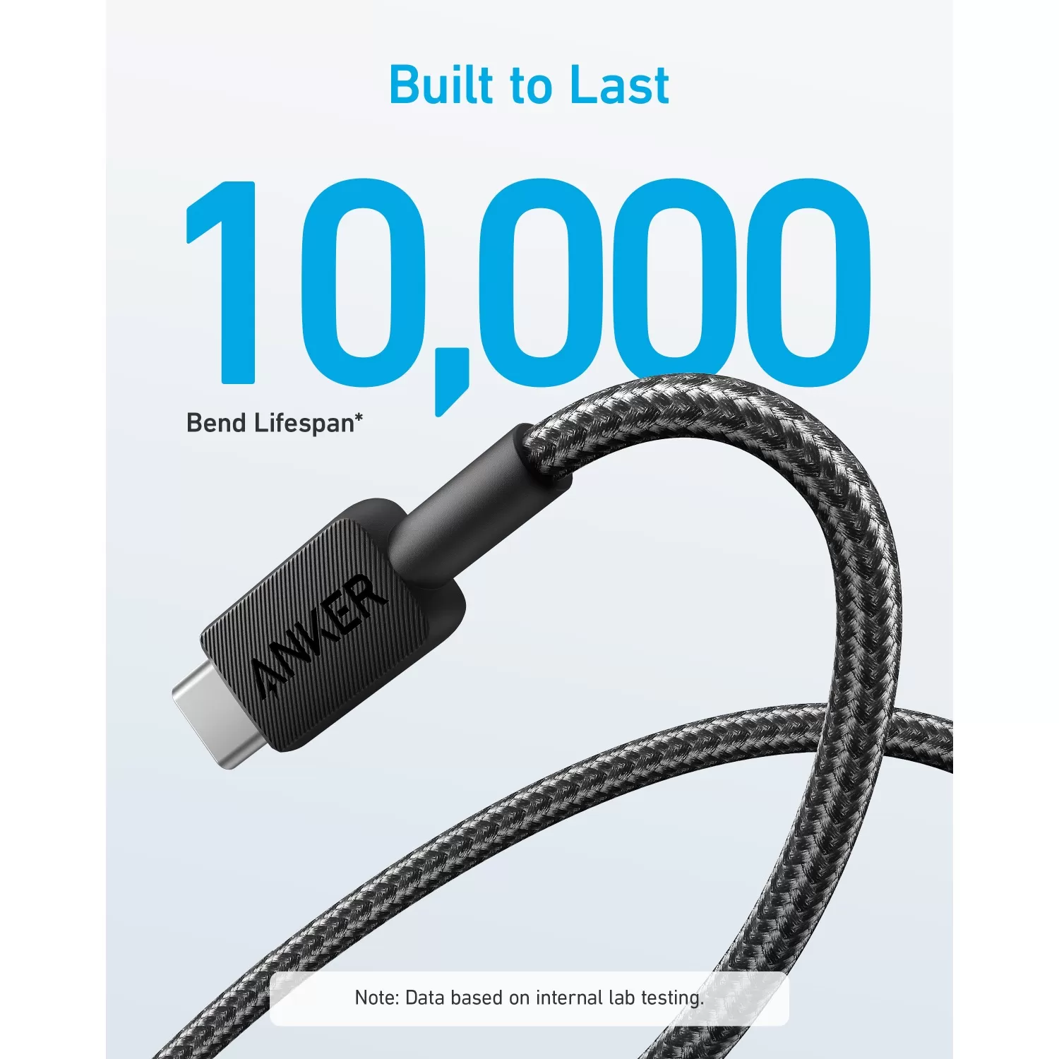 Anker 15W PowerLine USB To Type C Cable - 1.8m Black - Image 5