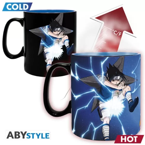 ABYstyle Naruto & Sasuke Heat Changing Mug - 460ml - Image 2