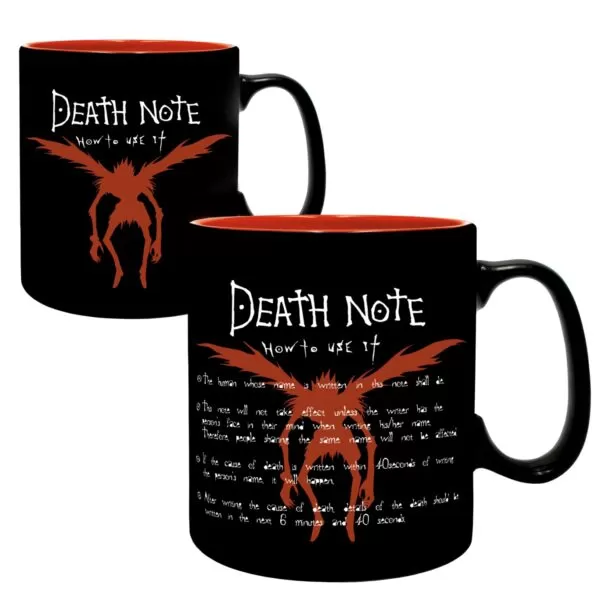 ABYstyle Death Note Kira & Ryuk Heat Changing Mug - 460ml