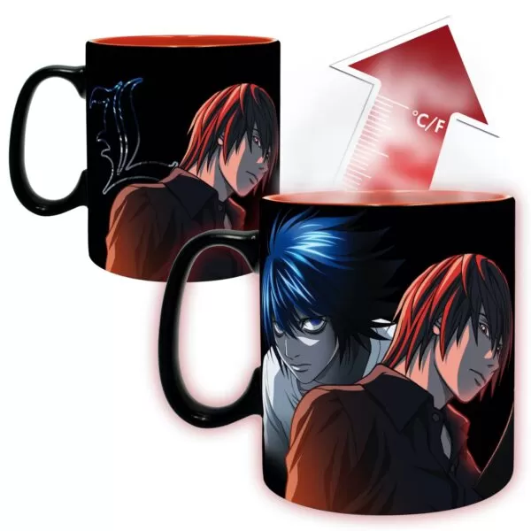 ABYstyle Death Note Kira & Ryuk Heat Changing Mug - 460ml - Image 4