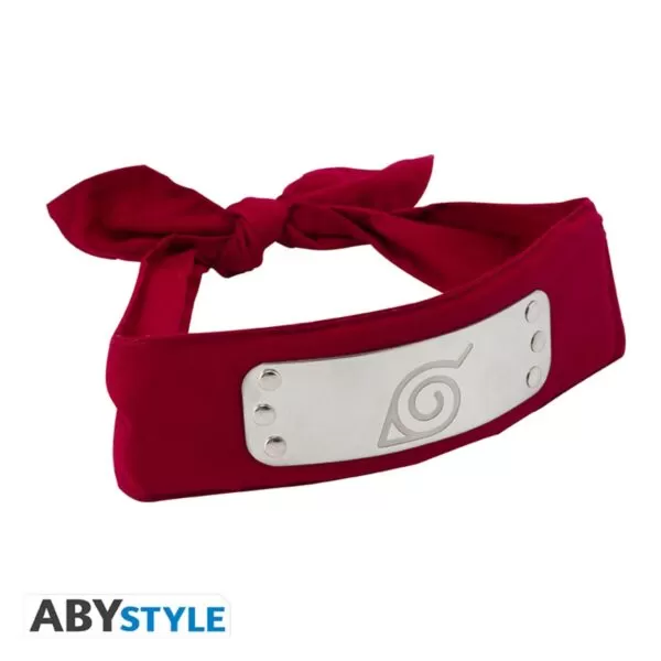 Defend Konoha with style thanks to this beautiful red Naruto Shippuden headband by ABYstyle.