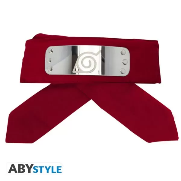 ABYstyle Naruto Shippuden Red Konoha Ninja Headband - Image 4