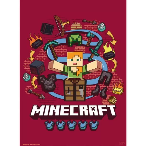 ABYstyle Minecraft Core Chibi Posters - Set 2 (52x38) - Image 3