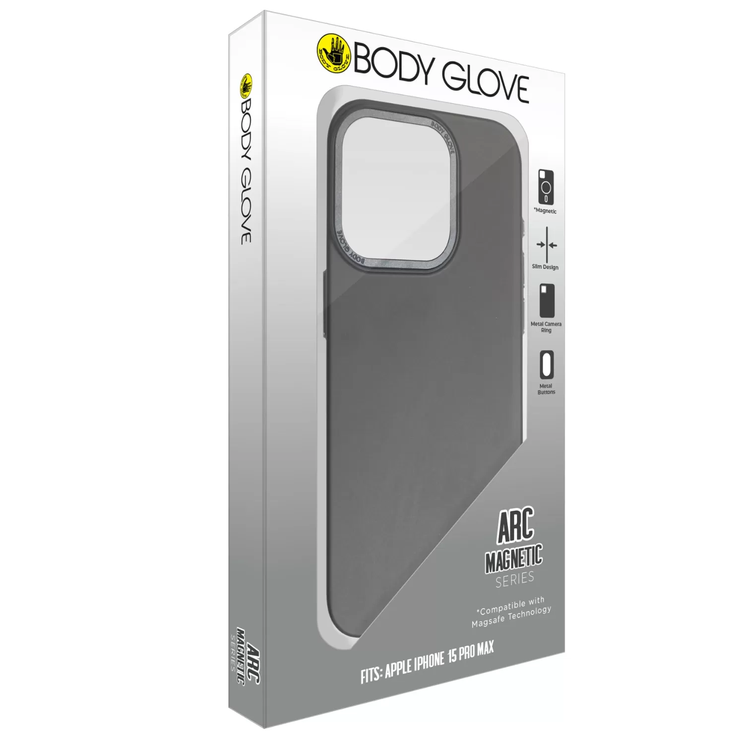 Apple iPhone 15 Pro Max Body Glove Arc Magnetic Case – Black - Image 4