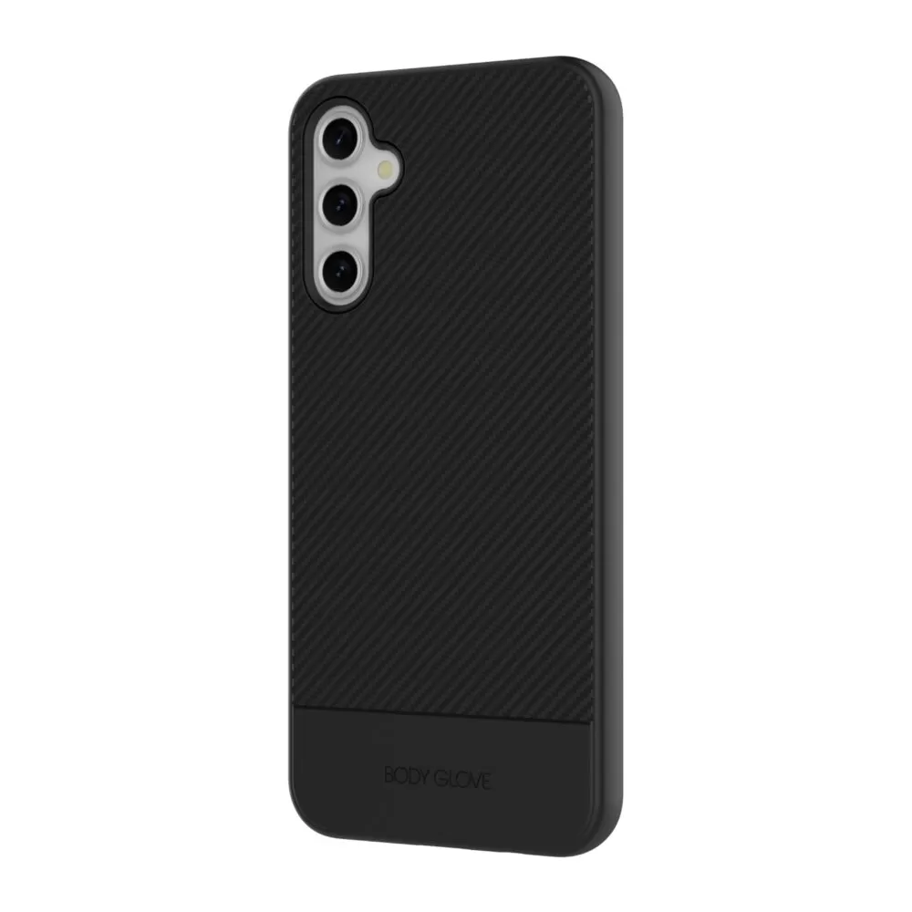 Ultra-thin Black Samsung Galaxy 14 4G Phone Case that allows for wireless charging without removing the case