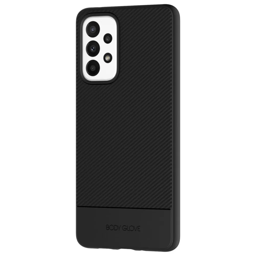 Angled View of Galaxy A73 5G Body Glove Phone Case - Astrx